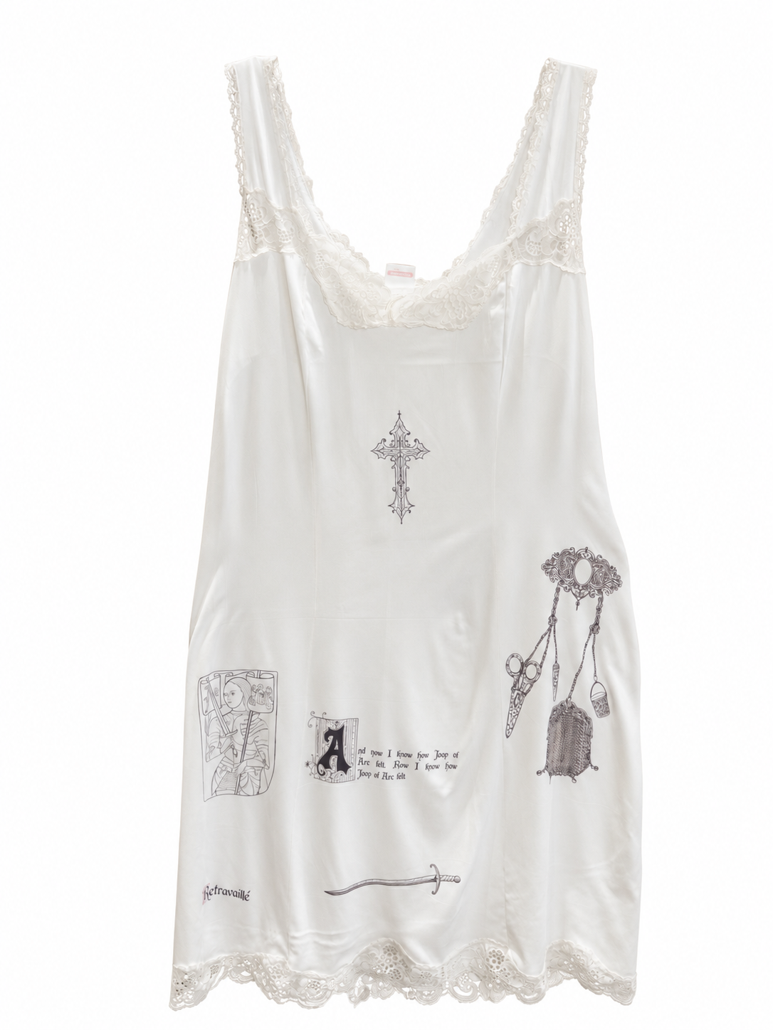 Medieval midi slip dress