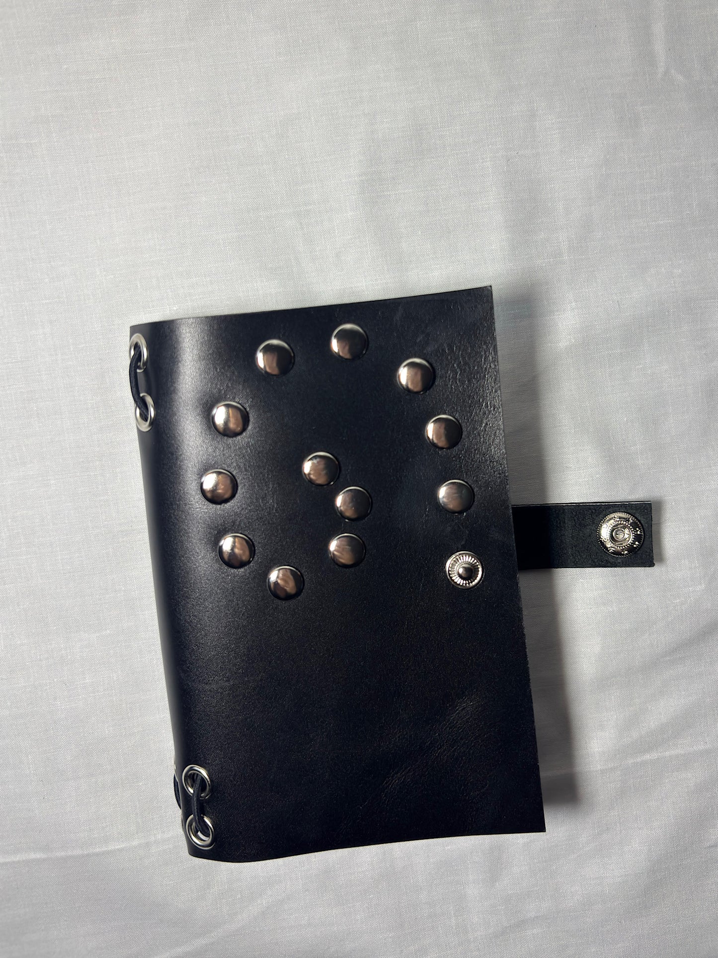 Studded Leather A6 Bifold Journal