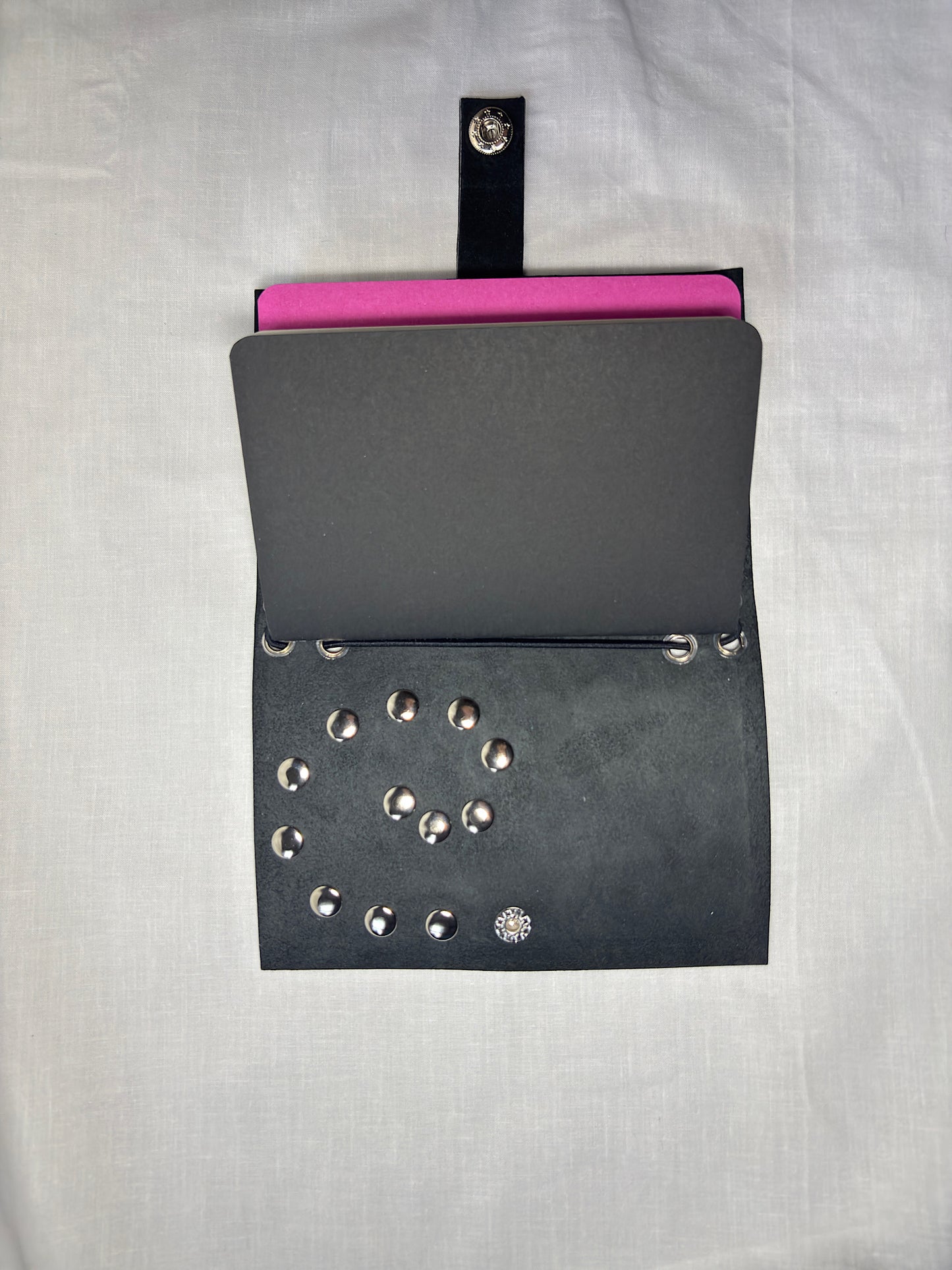 Studded Leather A6 Bifold Journal