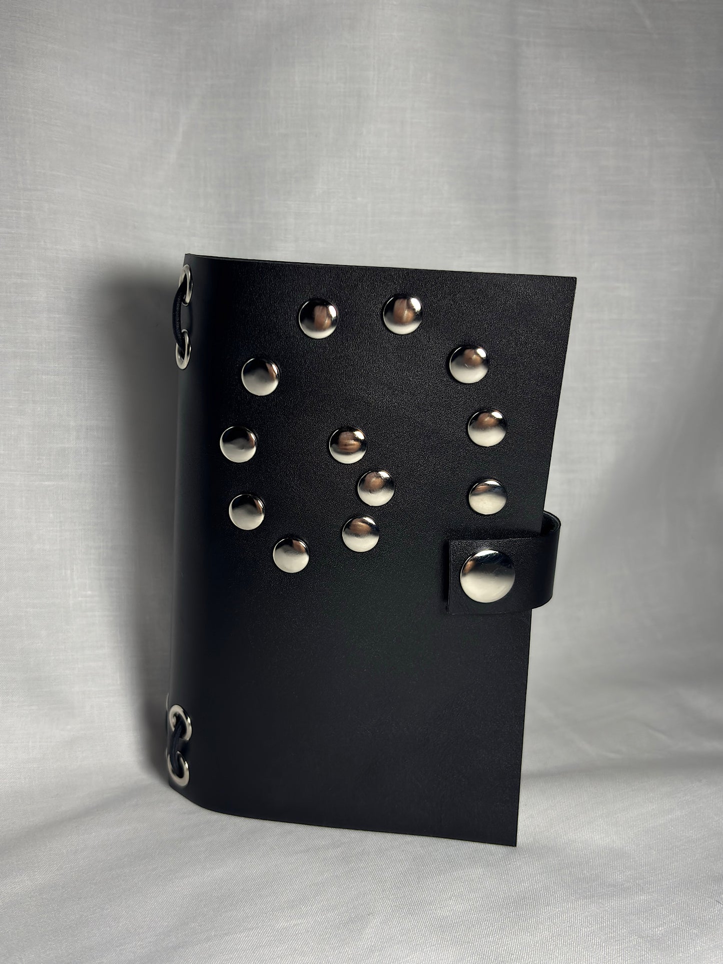 Studded Leather A6 Bifold Journal