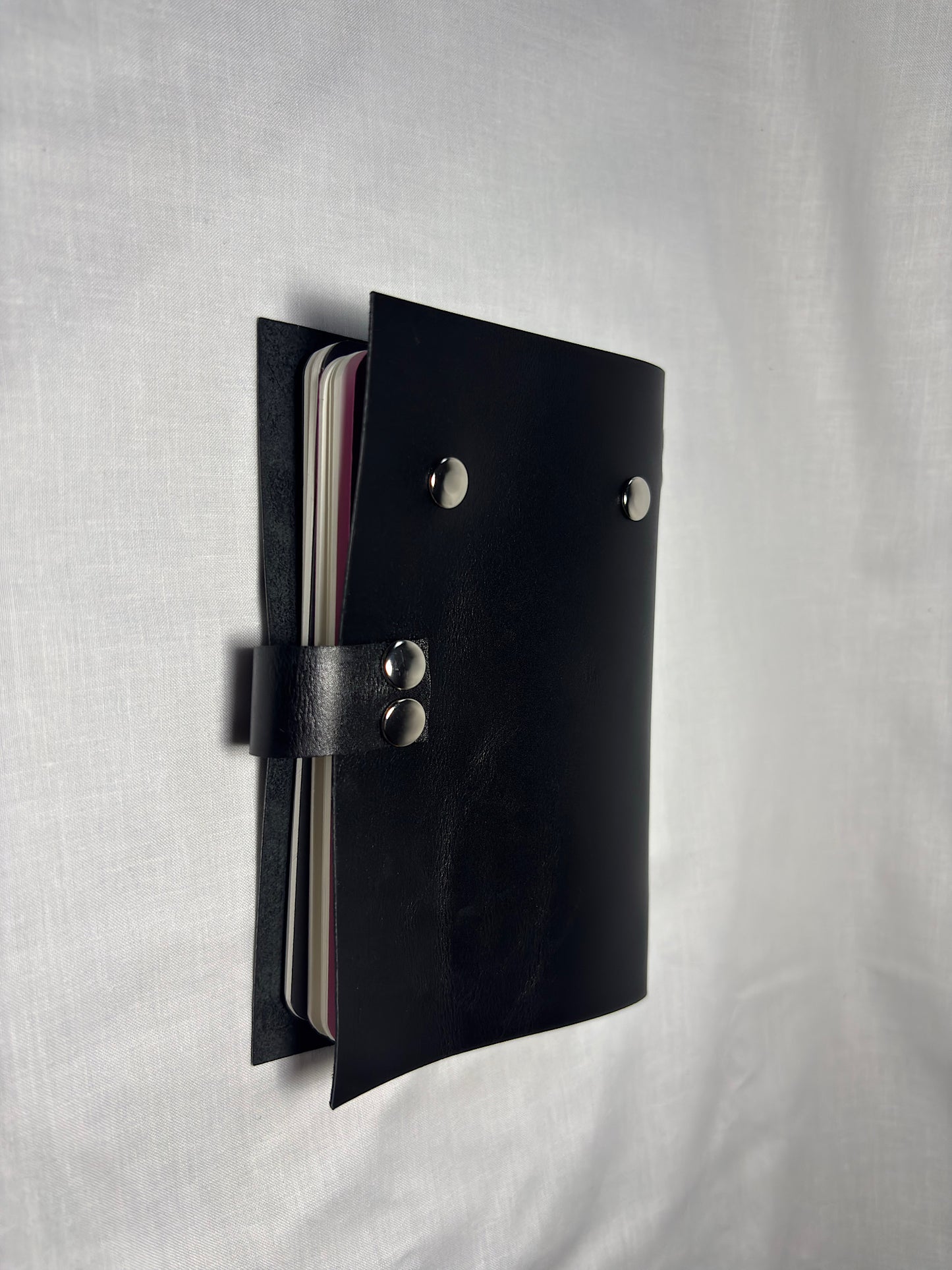 Studded Leather A6 Bifold Journal