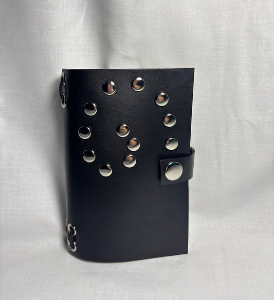 Studded Leather A6 Bifold Journal