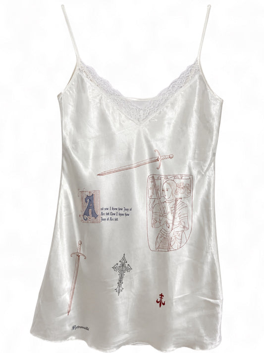 Medieval mini slip dress