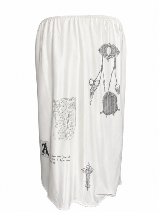 Medieval sheer slip skirt